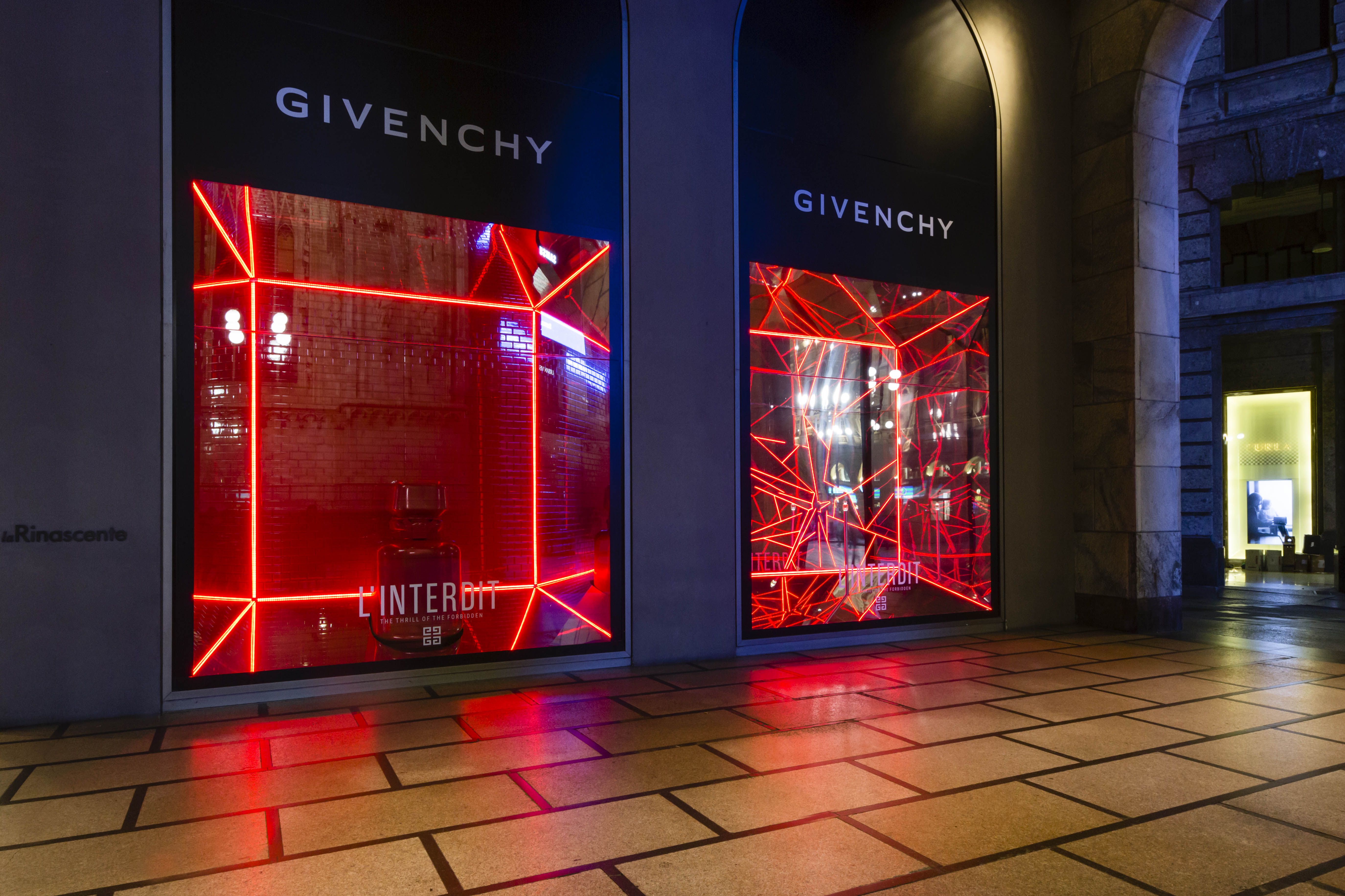 Givenchy temporary at La Rinascente Milano